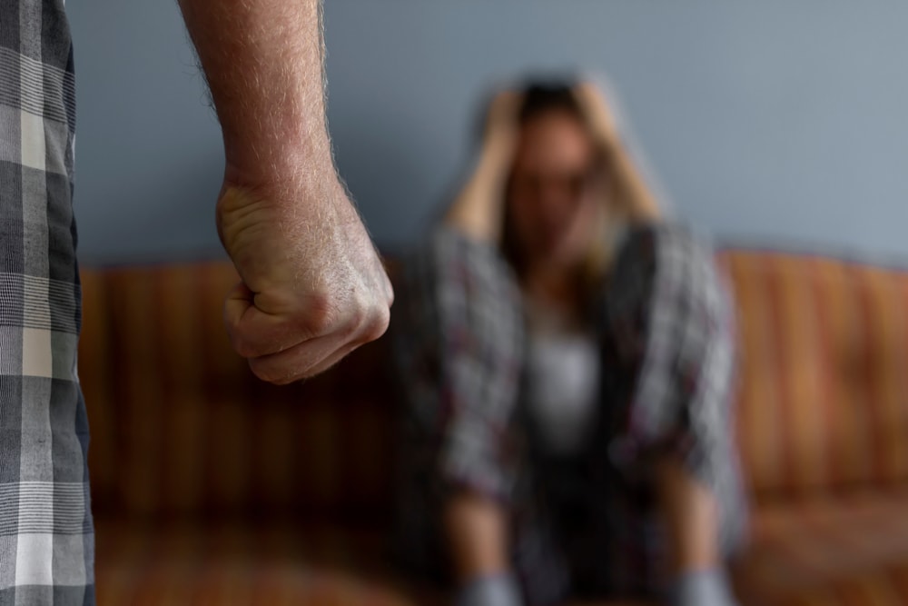 Man Tightening his fist